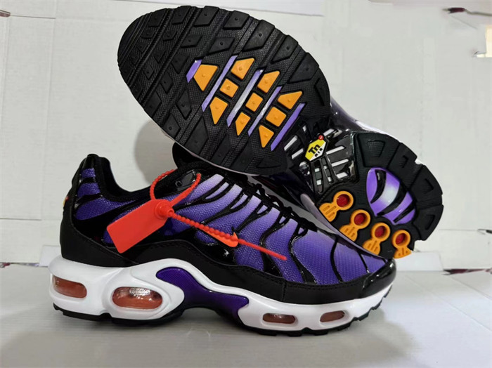 Women's Hot sale Running weapon Air Max TN Purple/Black Shoes 078